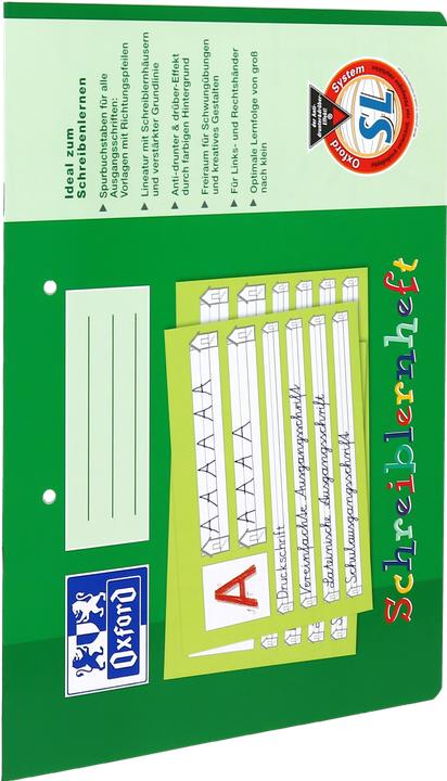 Image du produit Oxford Cahier d'apprentissage de l'écriture, A4 horizontal (A4, Couverture rigide)
