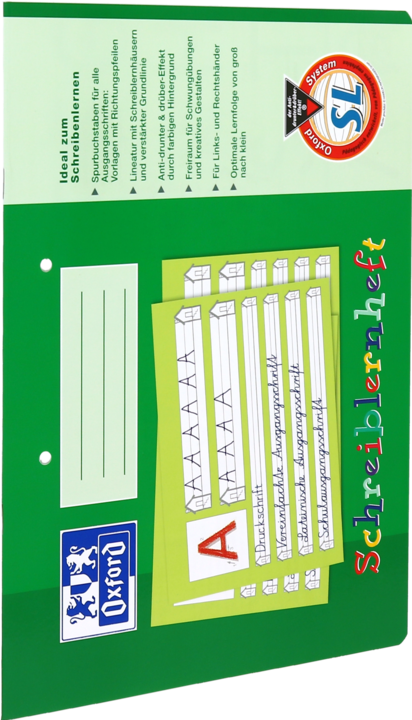 Actual product image Oxford Writing learning notebook, A4 landscape (A4, Soft cover)
