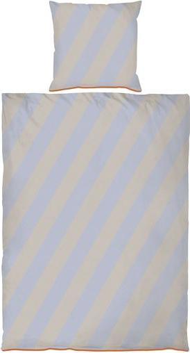 Produktbild Mette Ditmer DIAGONAL Bedding 140 x 200 cm - Light blue (Bettwäsche Set, 140 x 200 cm)