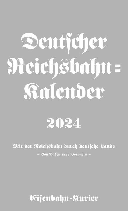 Produktbild Deutscher Reichsbahn-Kalender 2024 (Deutsch)