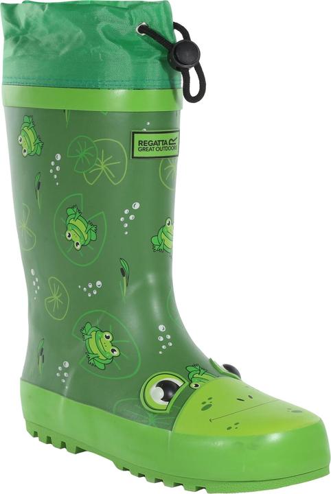 Actual product image Regatta Wellingtons Mudplay Jnr Frog (29)