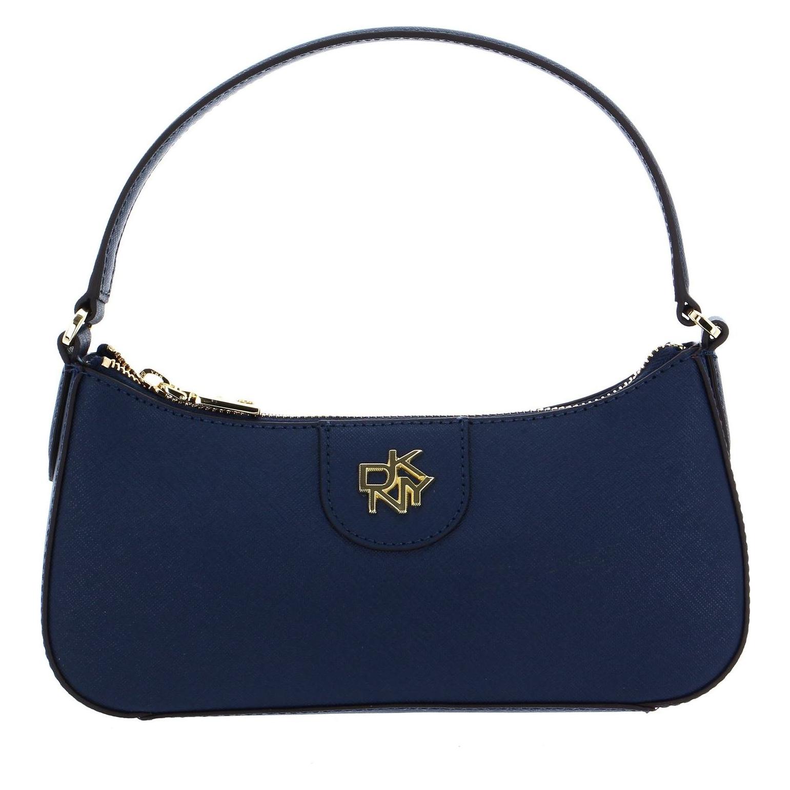 Dkny, Damen, Handtasche, Carol Saffiano Handbag, Blau