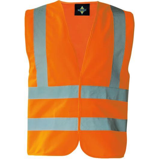 Korntex, Warnweste + Warnshirt, Warnweste mit 4 Reflexstreifen (S)