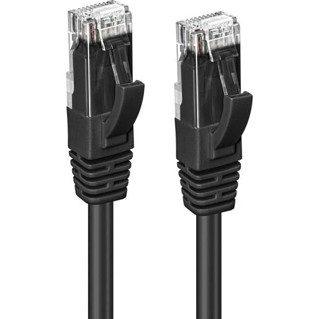 Thumbnail - MicroConnect MC-UTP6A005S Netzwerkkabel Schwarz 0,5 m Cat6a U/UTP (UTP) (U/UTP, CAT6a, 0.50 m), Netzwerkkabel