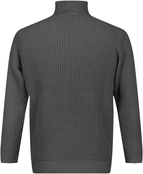 Produktbild 19V69 Italia Matt Dark Grey Pullover (4-pack) voor heren, grijs., L (L)