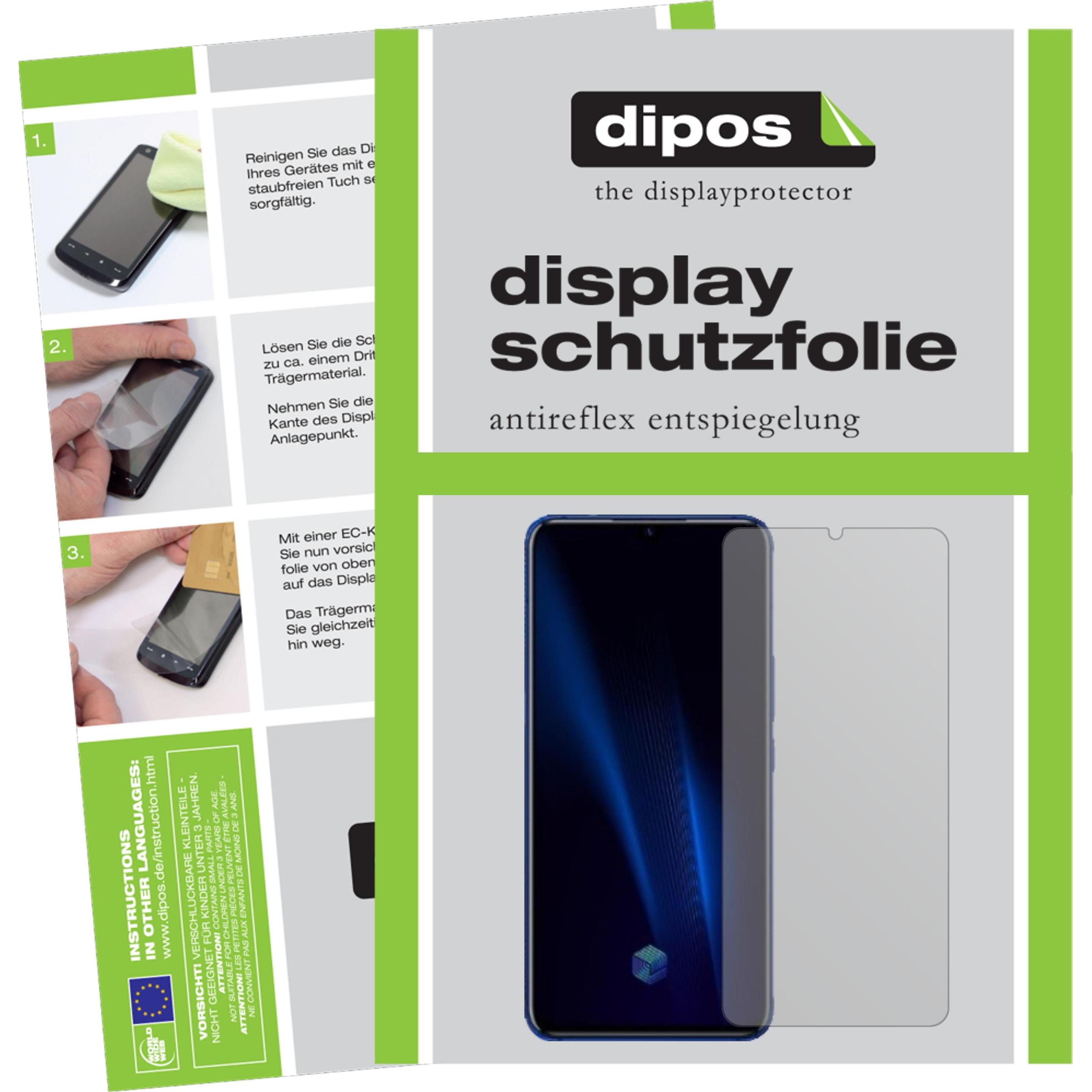 Dipos Displayschutzfolie Antireflex (4 Stück, Vivo IQOO Pro), Smartphone Schutzfolie, Transparent