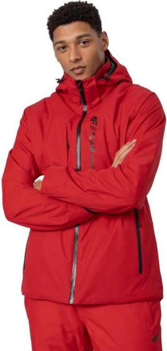 Produktbild 4F Rote Herren-Skijacke H4Z22 KUMN003 62S (S) (62)