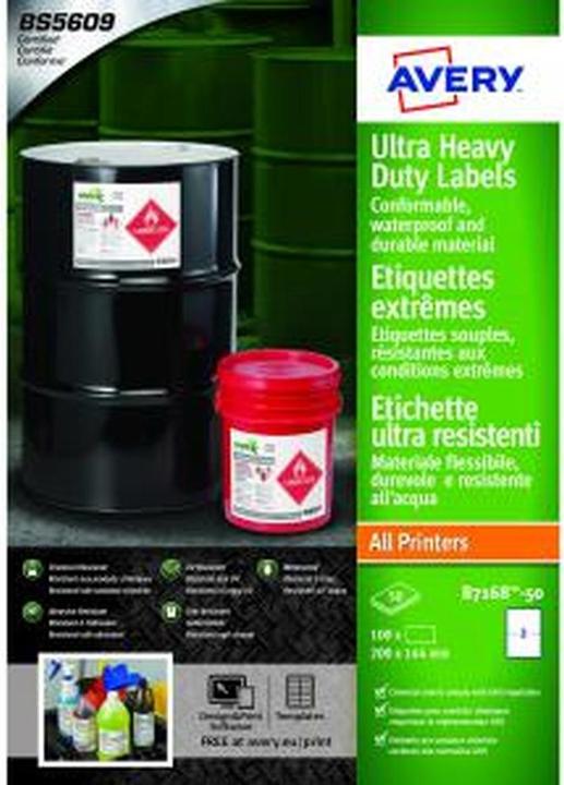 Produktbild Avery Ultra langlebige wasserdichte GHS-Etiketten