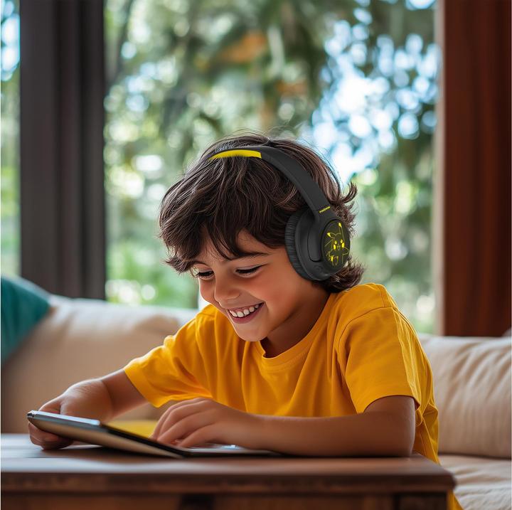 Actual product image OTL Pikachu Wireless headphones with LED light