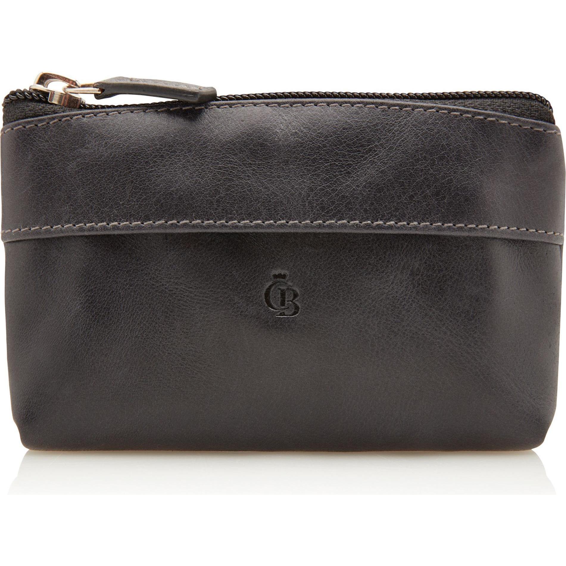 Castelijn & Beerens, Portemonnaie, Canyon Schlüsseletui RFID Leder 13 cm, Schwarz