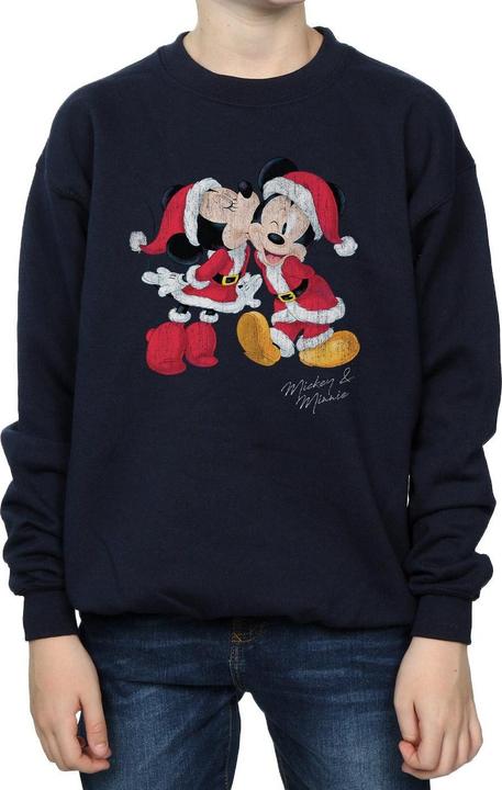 Produktbild Disney Mickey And Minnie Christmas Kiss Sweatshirt Jungen (128)