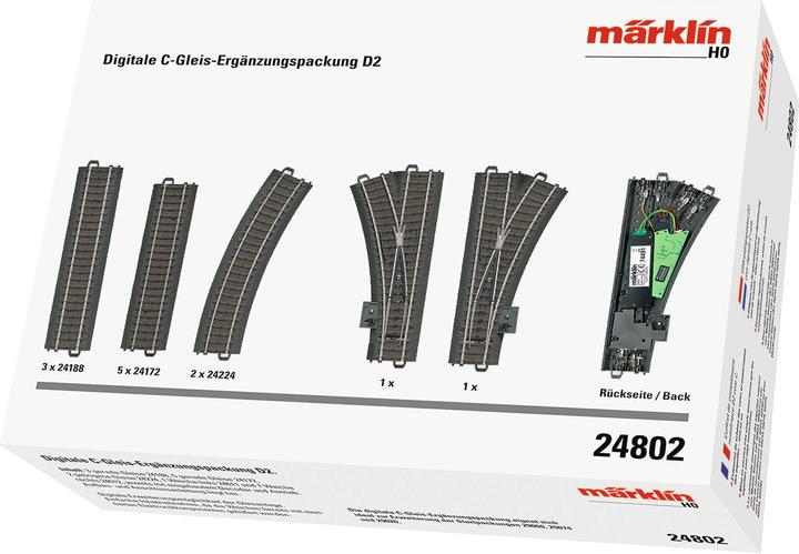 Märklin Digitale C-Gleis-Ergänzungspackung D2 (Spur H0)