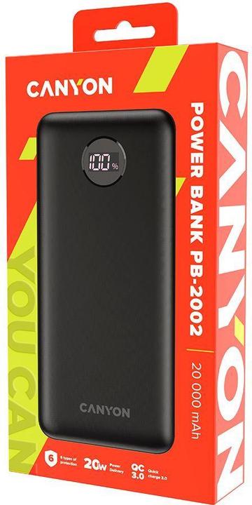 Canyon PB-2002 (20000 mAh, 22.50 W, 74 Wh)