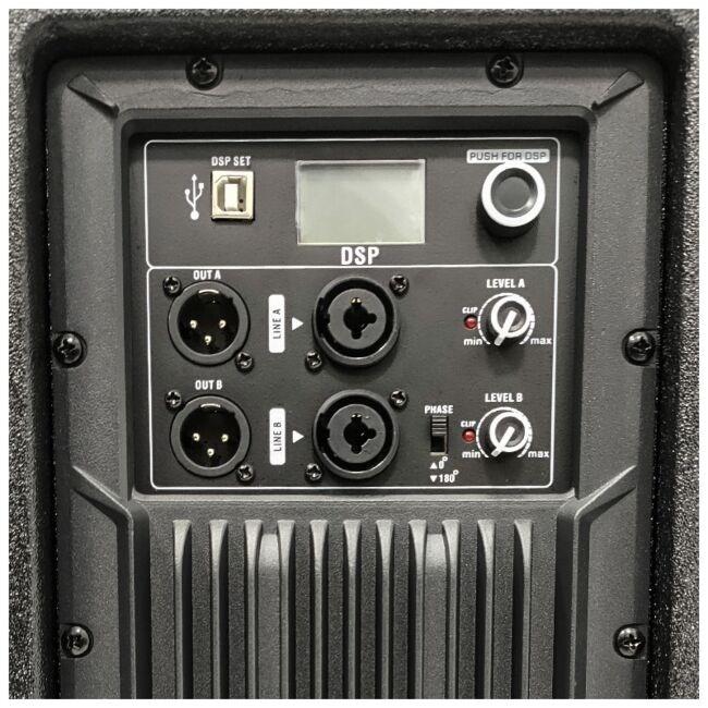 No Name, Subwoofer HiFi auto, DNA SPX18 SUB Cassa per bassi attiva Subwoofer DSP