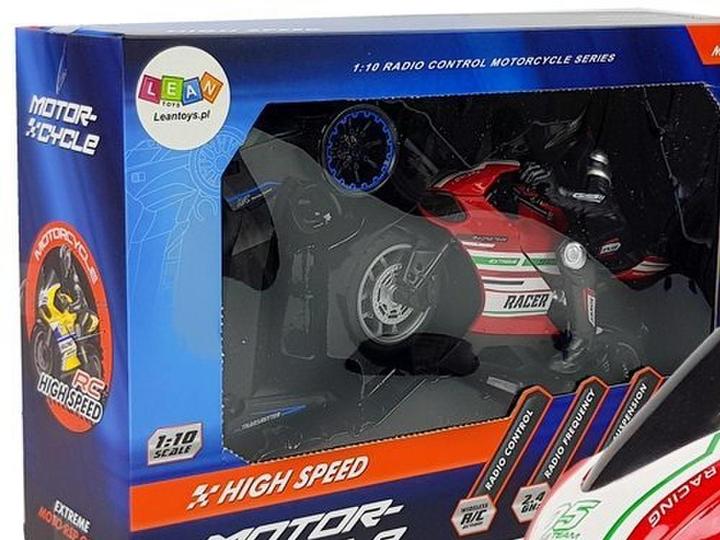 Produktbild Lean Toys Sports Motor R/C 2.4G Reichweite 35 m rot