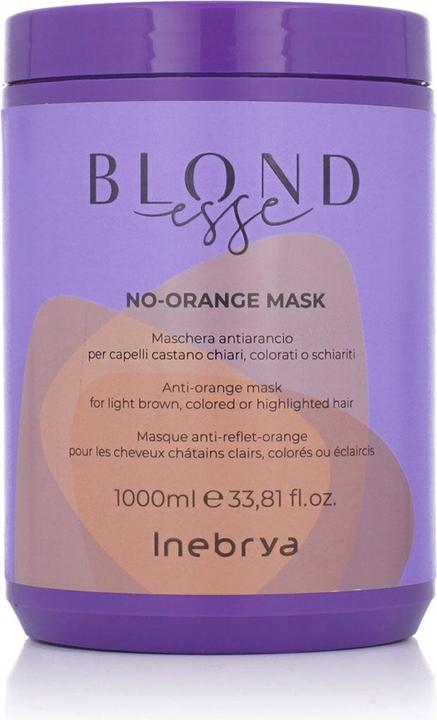 Produktbild Inebrya Blondesse No-Orange Mask maska do włosów jasnobrązowych farbowanych i rozjaśnianych 1000ml (W) (1000 ml)