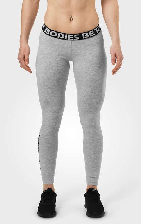 Actual product image Better Bodies Kensington Leggings WHITE MELANGE