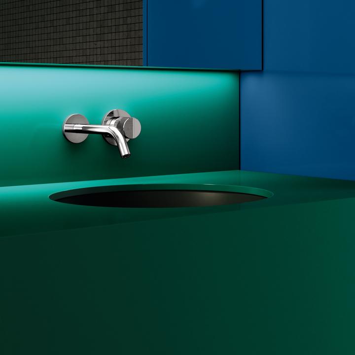 Produktbild Dornbracht Meta PURE Waschtisch-Wand-Einhandbatterie ohne Ablaufgarnitur, Ausladung 190 mm, starrer