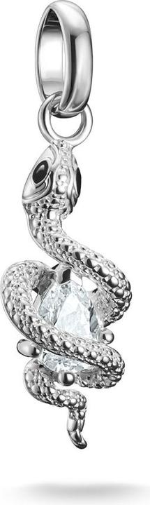Produktbild Thomas Sabo Charm-Anhänger Schlange mit Stein Connect Silber (Silber 925, Emaille)