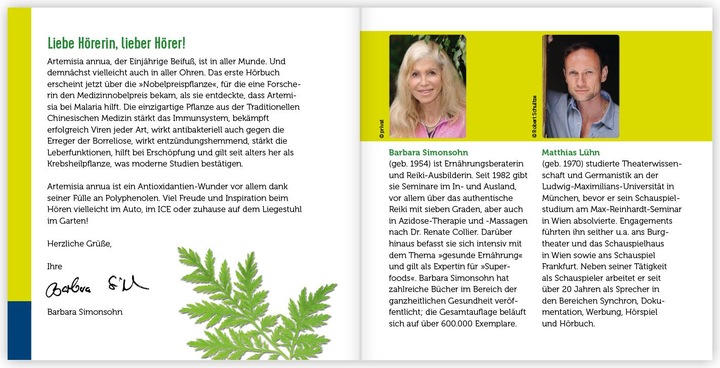 Produktbild Simonsohn:Artemisia annua - Heilpflanze (Matthias Lühn, Barbara Simonsohn, Deutsch)