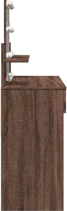 Actual product image VidaXL Dressing table with LED (100 x 40 x 130 cm)