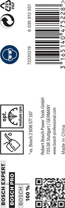 Immagine prodotto Bosch Professional Zubehör Punta PRO Metal HSS-G, 9,3 x 81 x 125 mm (9,3 mm)