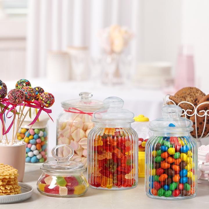 Actual product image Relaxdays 6 Glass Jars, 1000 ml (1 l)