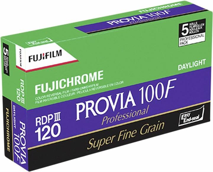 Actual product image Fujifilm Provia 100 F 120