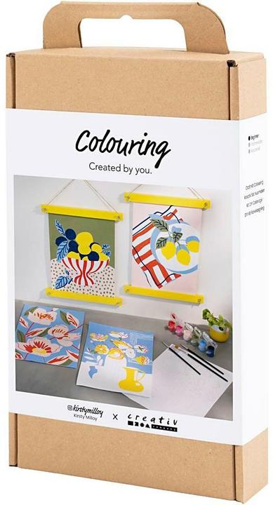 Image du produit Creativ Company Bastelfarbe Malen nach Zahlen mit Acrylfarben 4 Stück