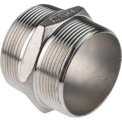 Rs Pro, Rohrverbindungstechnik, Sechskantnippel rostfrei 2" (Rohrverschraubung)