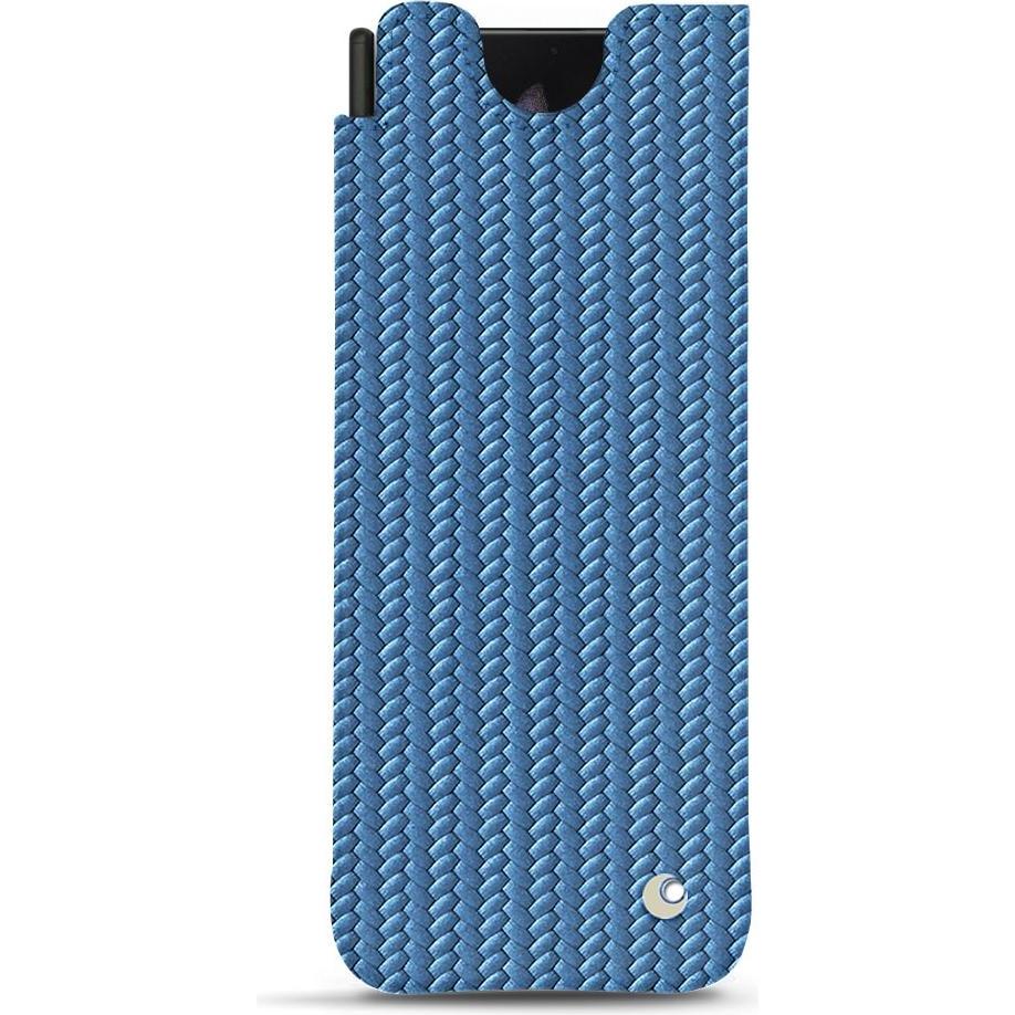 Noreve Lederschutzhülle (Samsung Galaxy Z Fold3), Smartphone Hülle, Blau