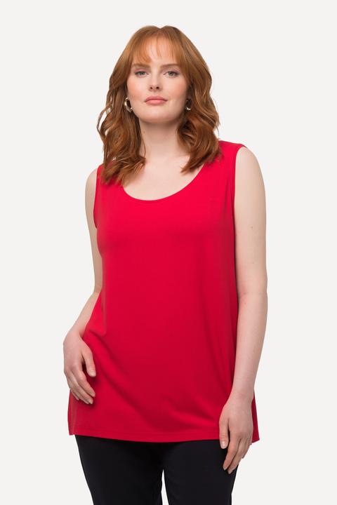 Produktbild Ulla Popken Top, Rundhals, Classic, Stretch, breite Träger, ärmellos (58)