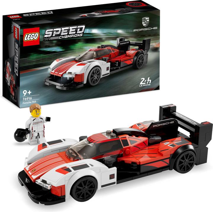 Productafbeelding LEGO Porsche 963 (76916, LEGO Snelheidskampioenen)