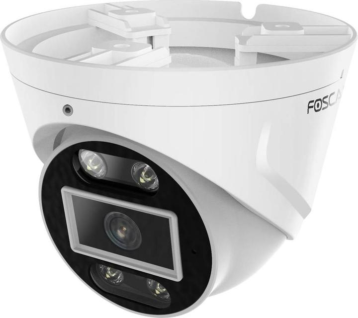 Actual product image Foscam T8EP Surveillance Camera White 8MP (3840x2160), PoE, Integrated Spotlight and Siren (3840 x 2160 pixels)