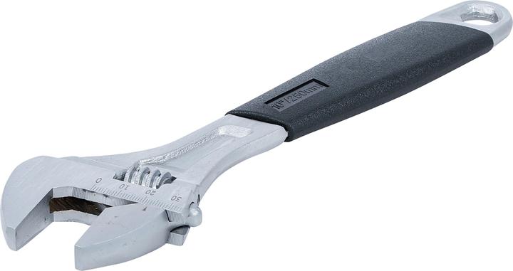 Actual product image BGS Adjustable Wrench with soft Rubber Handle max. 30 mm (31 mm)