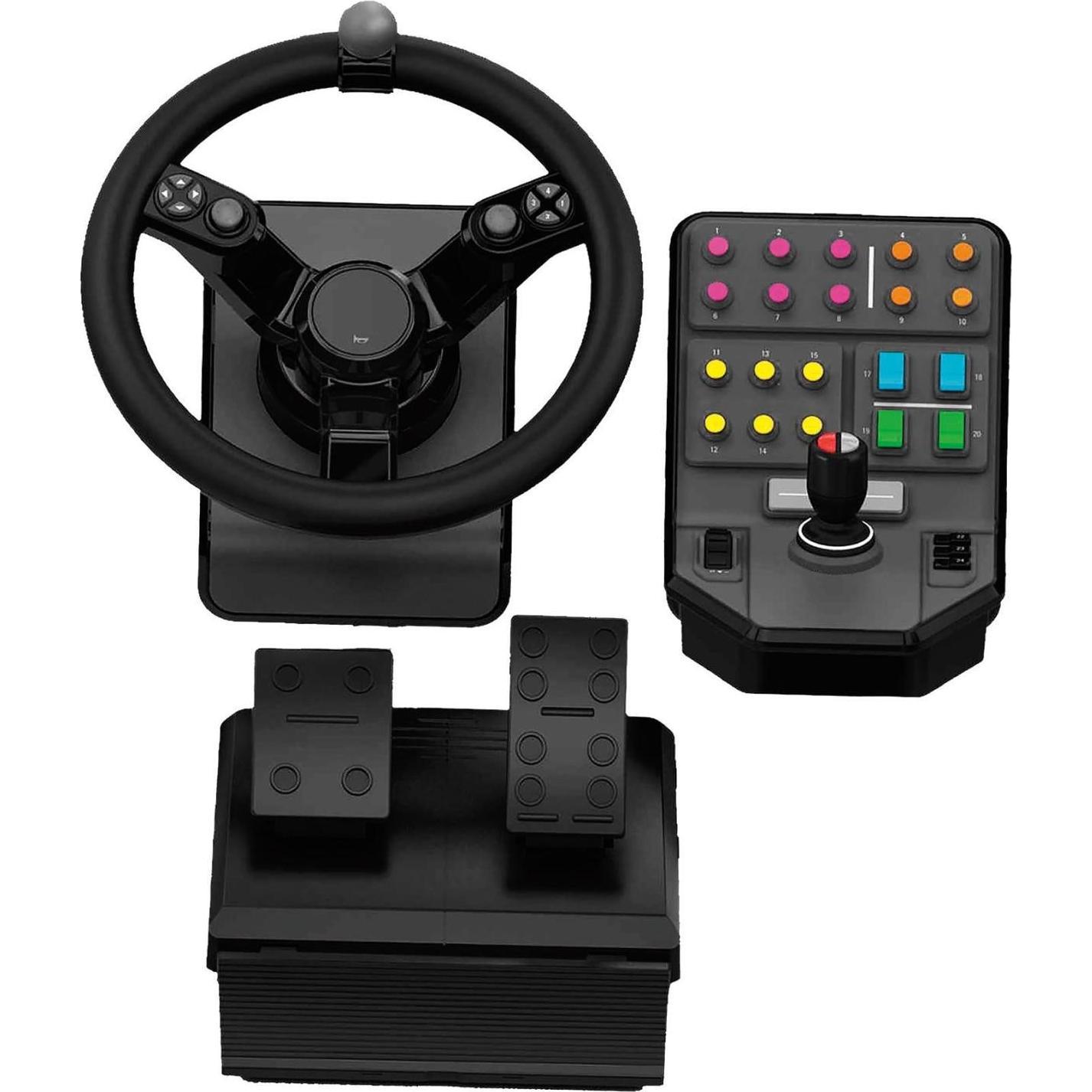 Logitech G Saitek Farm Heavy Equipment Bundle (PC), Gaming Controller, Schwarz