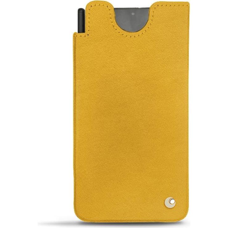 Noreve Lederschutzhülle (Samsung Galaxy S21 Ultra), Smartphone Hülle, Orange