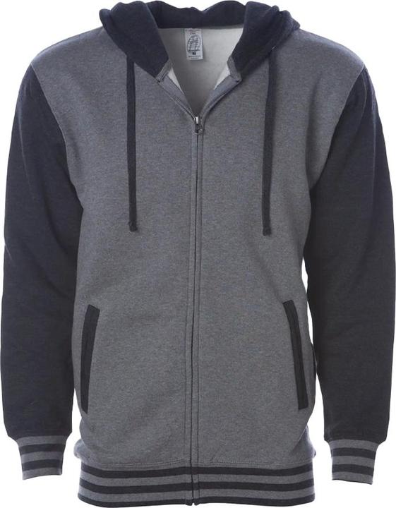 Independent Unisex Adult Heather Full Zip Hoodie (XXL)