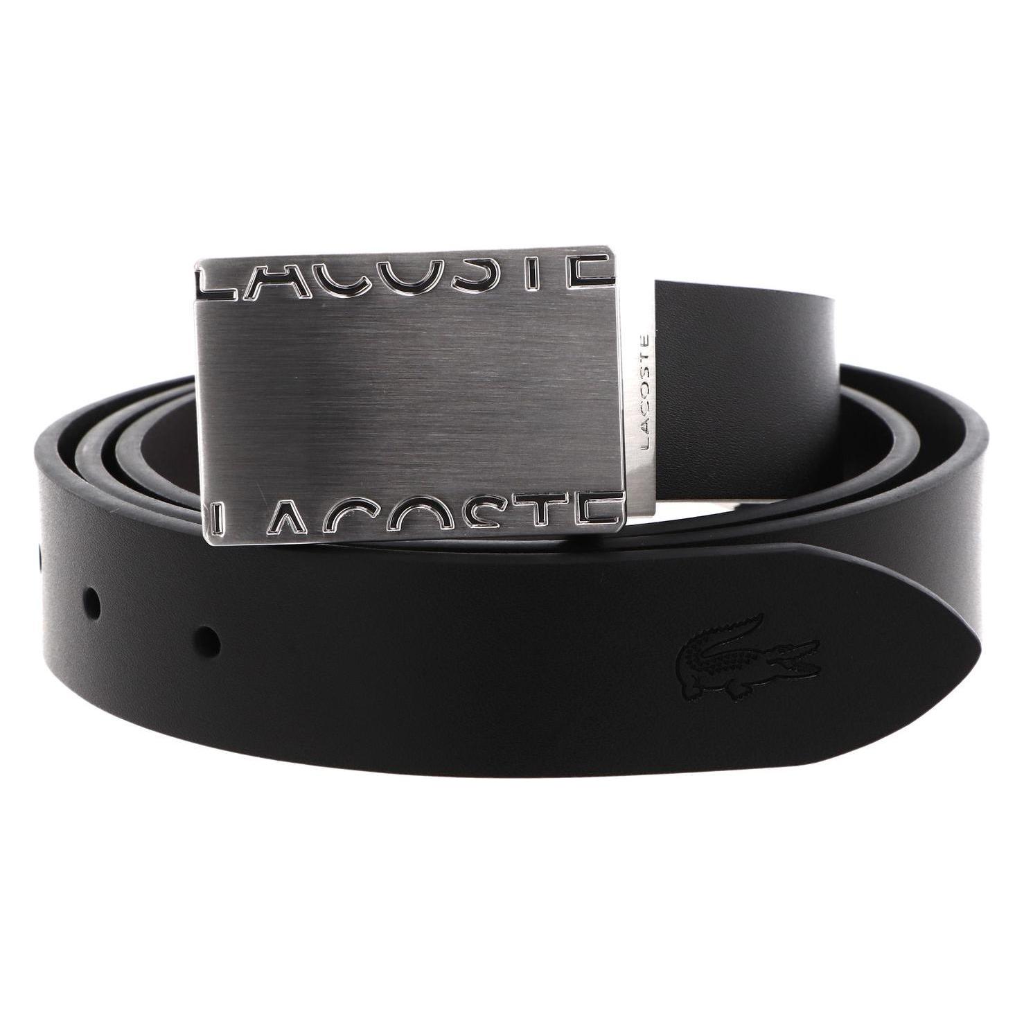 Lacoste, Herren, Gürtel, Elegance 30 Reversible In Box, Braun, Schwarz, (90)