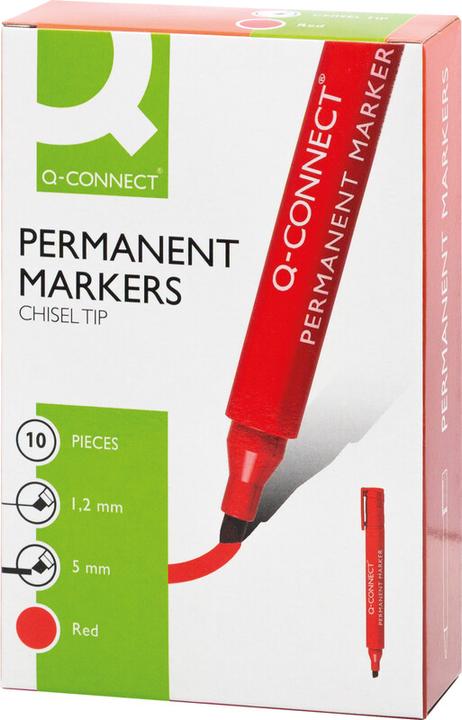 Produktbild Q-Connect Permanent Marker mit Keilspitze (1x)