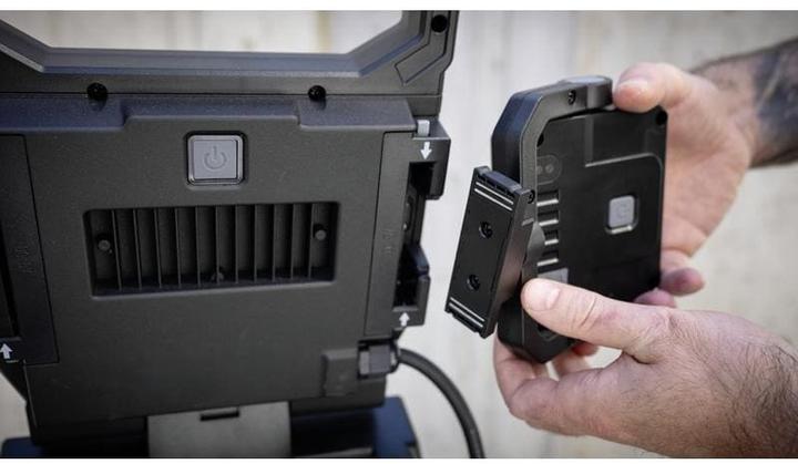 Produktbild Steffen WORKLIGHT LED Strahler AC 40W + DC 2*5W mit Standfuss (6500 lm)