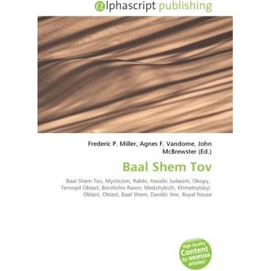 Baal Shem Tov, Fachbücher