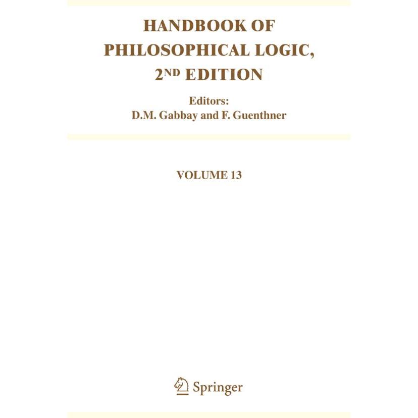 Handbook of Philosophical Logic, Sachbücher von Franz Guenthner, D.M. Gabbay