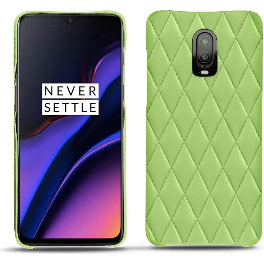 Thumbnail - Noreve Lederschutzhülle (OnePlus 6T), Smartphone Hülle, Grün