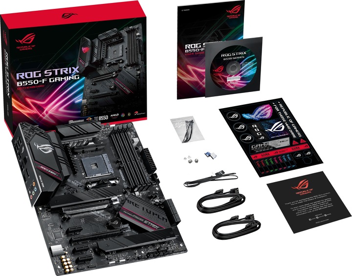 Immagine prodotto ASUS MB ROG STRIX B550-F GAMING WI-FI IIAMD,AM4,DDR4 (AM4, AMD B550, ATX)