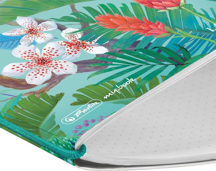 Image du produit Herlitz Cahier de notes Ladylike Jungle A6, 40 feuilles, pointillés (A6, Pointillés, Couverture souple)