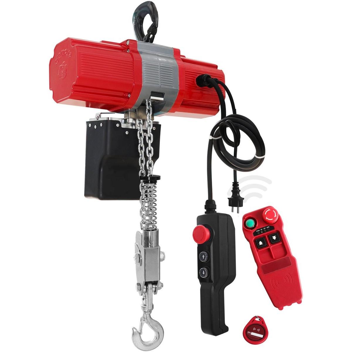 MW Tools, Paranco a fune + gru da officina, Argano a Catena Elettrico