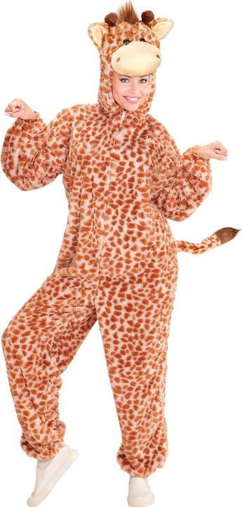 Produktbild Widmann Giraffe Plüschkostüm Overall mit Kapuze Erwachsene (M)