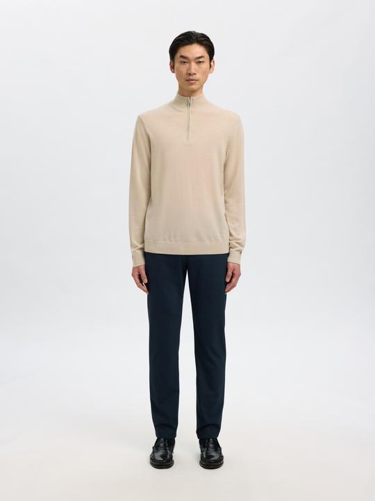 Produktbild Selected Slhtray Ls Knit Merino Half Zip Noos (XL)