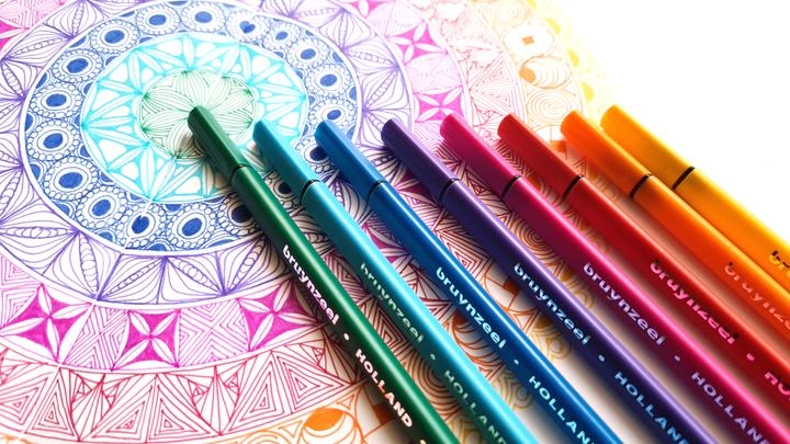 Produktbild Bruynzeel Fineliner Set 6 Farben Basic (6x)